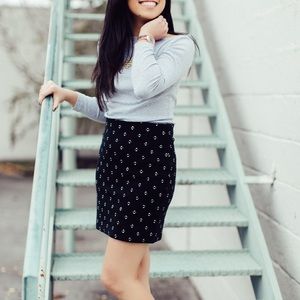 Black Loft Pencil Skirt